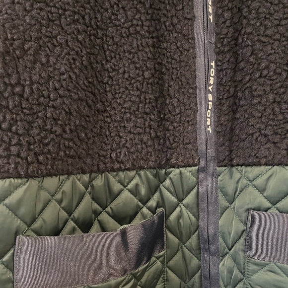 Tory Sport Women's Quilted Sherpa Jacket Medium - Picture 8 of 12